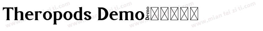 Theropods Demo字体转换